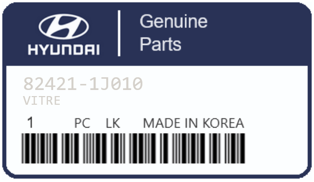 HYUNDAI - 82421-1J010 VITRE
