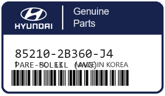 HYUNDAI - 85210-2B360-J4 PARE-SOLEIL (avg)