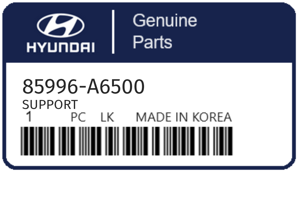 HYUNDAI - 85996-A6500 SUPPORT