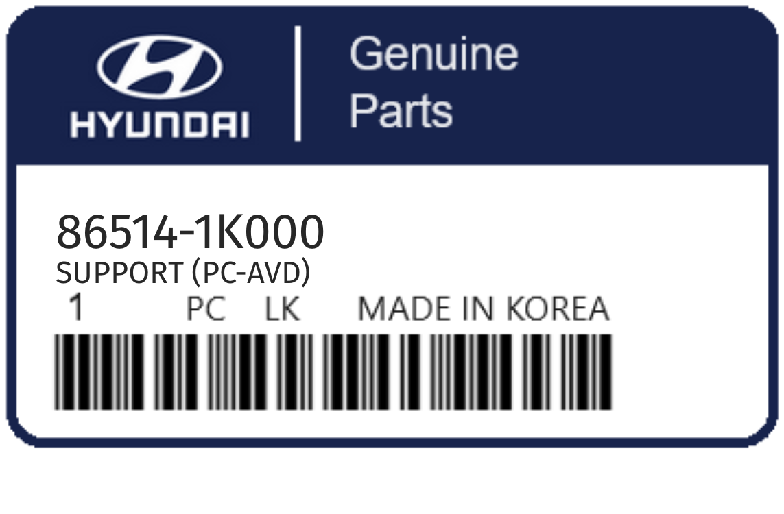HYUNDAI - 86514-1K000 SUPPORT (pc-avd)