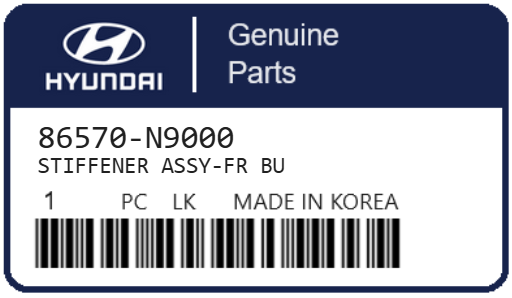 HYUNDAI - 86570-N9000 STIFFENER (pc-av)