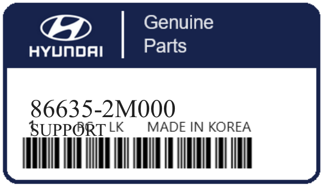 HYUNDAI - 86635-2M000 SUPPORT