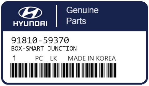 HYUNDAI - 91810-59370 BOX-SMART JUNCTION