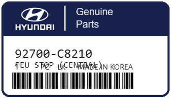 HYUNDAI - 92700-C8210 FEU STOP (central)