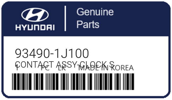 HYUNDAI - 93490-1J100 CONTACT ASSY-CLOCK S