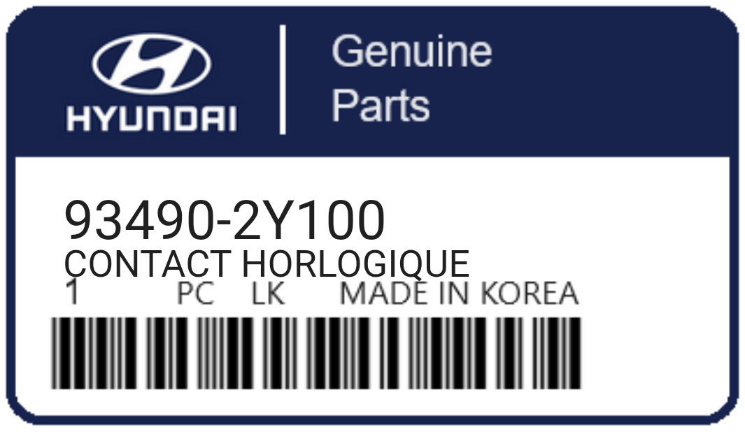 HYUNDAI - 93490-2Y100 CONTACT HORLOGIQUE