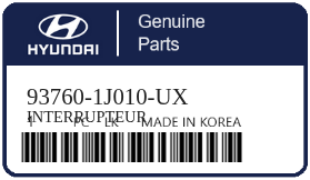 HYUNDAI - 93760-1J010-UX INTERRUPTEUR