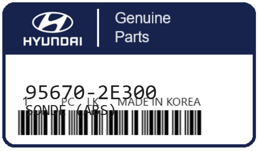HYUNDAI - 95670-2E300 SONDE (abs)