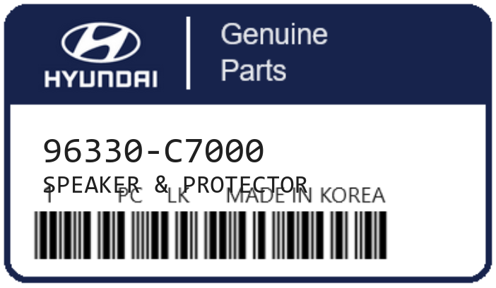 HYUNDAI - 96330-C7000 SPEAKER & PROTECTOR