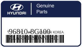 HYUNDAI - 96810-8C100 ALARME/SONNERIE