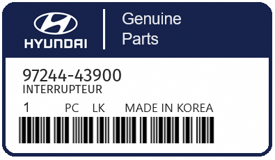 HYUNDAI - 97244-43900 INTERRUPTEUR