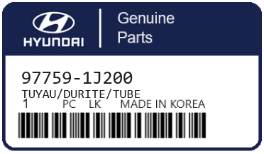 HYUNDAI - 97759-1J200 TUYAU/DURITE/TUBE