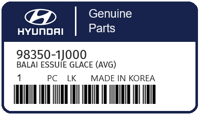 HYUNDAI - 98350-1J000 BALAI ESSUIE GLACE (avg)