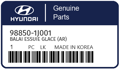 HYUNDAI - 98850-1J001 BALAI ESSUIE GLACE (ar)
