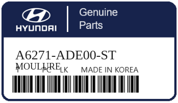 HYUNDAI - A6271-ADE00-ST MOULURE