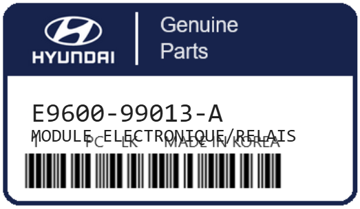 HYUNDAI - E9600-99013-A MODULE ELECTRONIQUE/RELAIS