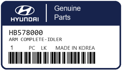 HYUNDAI - HB578000 ARM COMPLETE-IDLER
