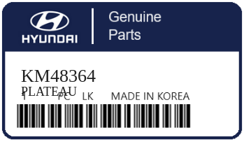 HYUNDAI - KM48364 PLATEAU