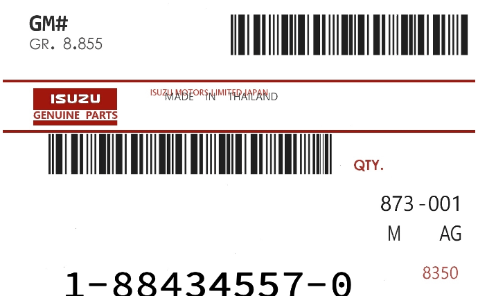 ISUZU - 18843-45570 SWITCH PUSH
