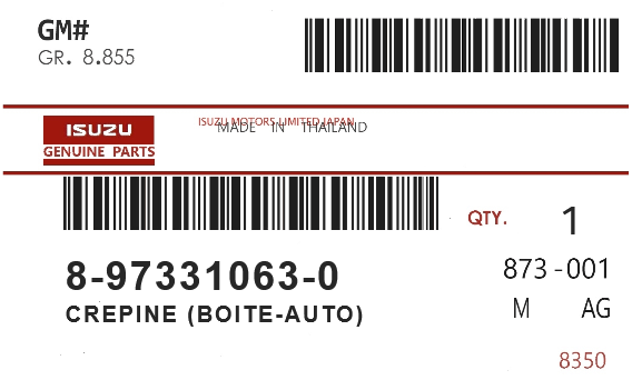 ISUZU - 89733-10630 CREPINE (boite-auto)