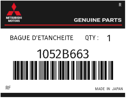 MITSUBISHI - 1052B663 BAGUE D'ETANCHEITE