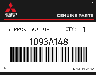 MITSUBISHI - 1093A148 SUPPORT MOTEUR