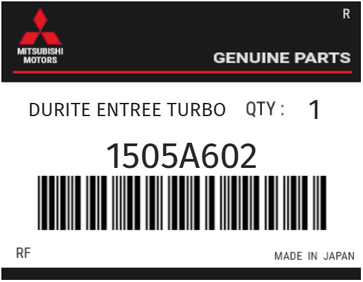 MITSUBISHI - 1505A602 DURITE ENTREE TURBO