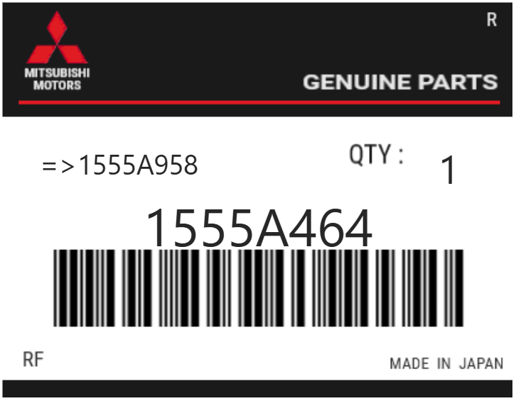 MITSUBISHI - 1555A464 REMPLACEE PAR :