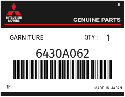 MITSUBISHI - 6430A062 GARNITURE