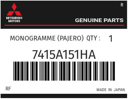 MITSUBISHI - 7415A151HA MONOGRAMME (pajero)