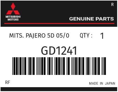MITSUBISHI - GD1241 MITS. PAJERO 5D 05/0
