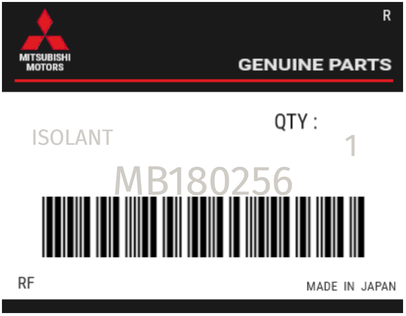 MITSUBISHI - MB180256 ISOLANT