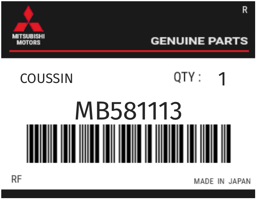 MITSUBISHI - MB581113 COUSSIN