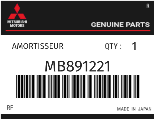MITSUBISHI - MB891221 BUTEE CAOUTCHOUC (ar)