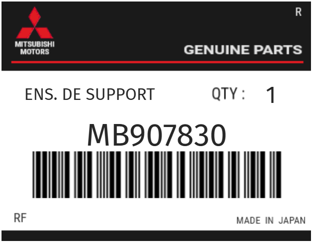 MITSUBISHI - MB907830 ENS. DE SUPPORT