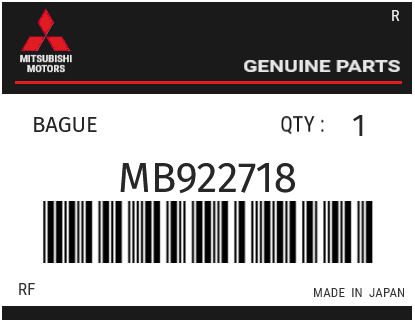 MITSUBISHI - MB922718 BAGUE