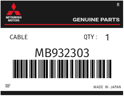 MITSUBISHI - MB932303 CABLE