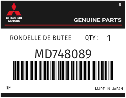MITSUBISHI - MD748089 RONDELLE DE BUTEE