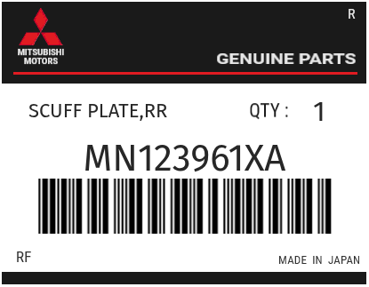 MITSUBISHI - MN123961XA SCUFF PLATE,RR