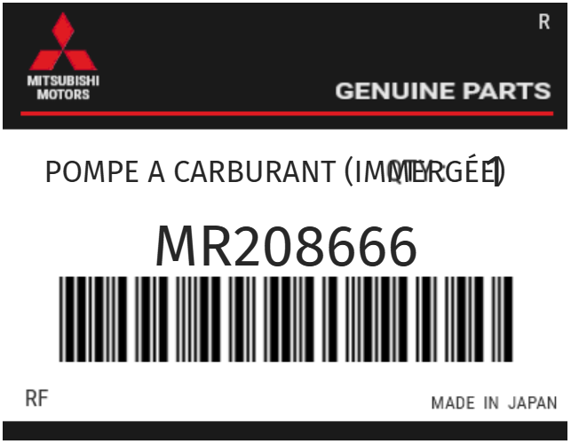 MITSUBISHI - MR208666 POMPE A CARBURANT (immergée)
