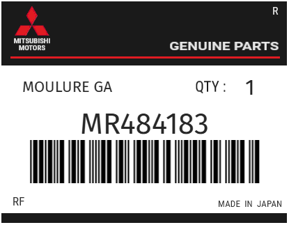 MITSUBISHI - MR484183 MOULURE GA