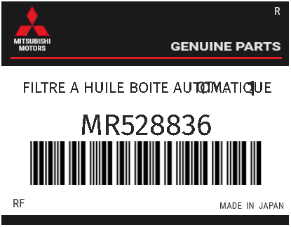 MITSUBISHI - MR528836 FILTRE A HUILE BOITE AUTOMATIQUE