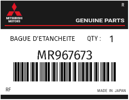 MITSUBISHI - MR967673 BAGUE D'ETANCHEITE