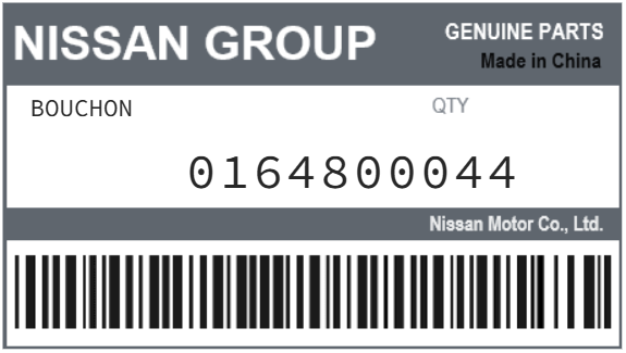 NISSAN - 0164800044 BOUCHON