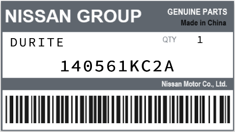 NISSAN - 140561KC2A DURITE