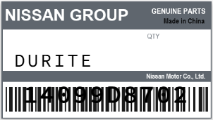 NISSAN - 14099D8702 DURITE