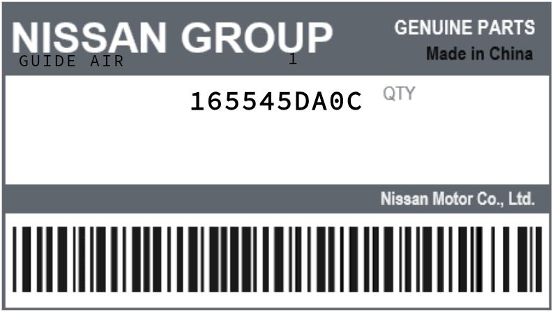 NISSAN - 165545DA0C GUIDE AIR