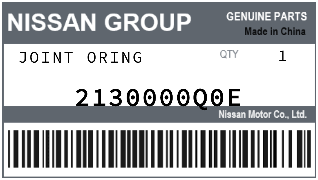 NISSAN - 2130000Q0E JOINT ORING