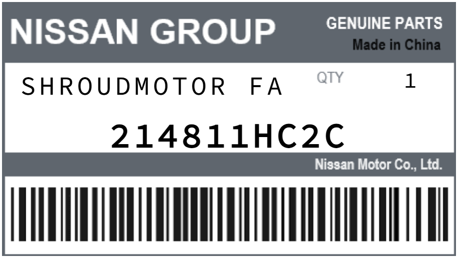 NISSAN - 214811HC2C MOTOVENTILATEUR COMPLET