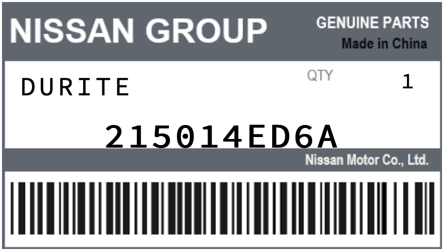 NISSAN - 215014ED6A DURITE